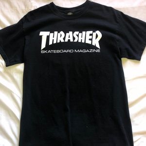 Black thrasher t shirt